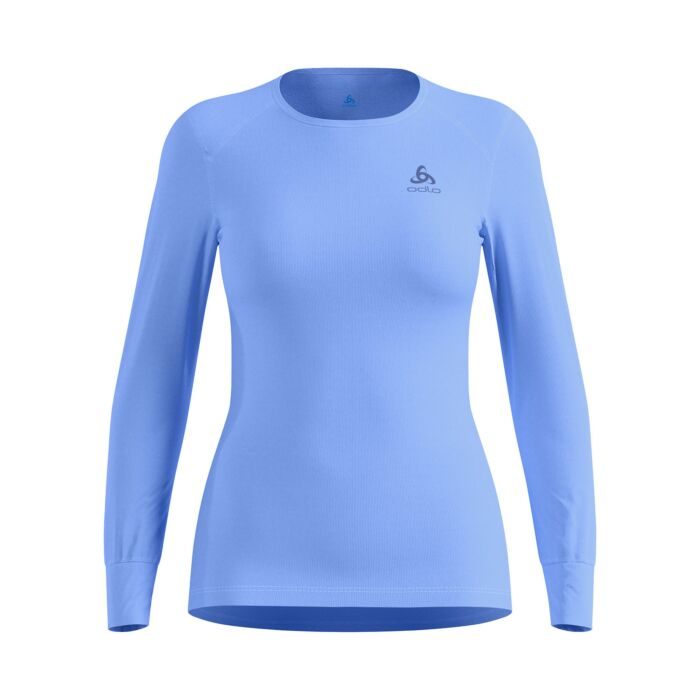 Odlo Active Warm Base Layer Shirt für Damen - Wandern, Ski & Snow - blau, XL