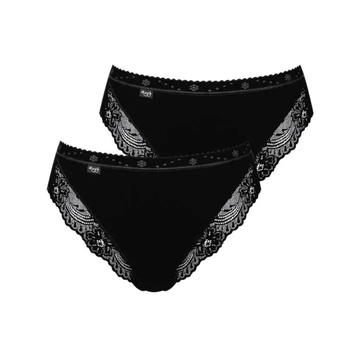 Sloggi - Tai Slip, für Damen, Black, Größe 46