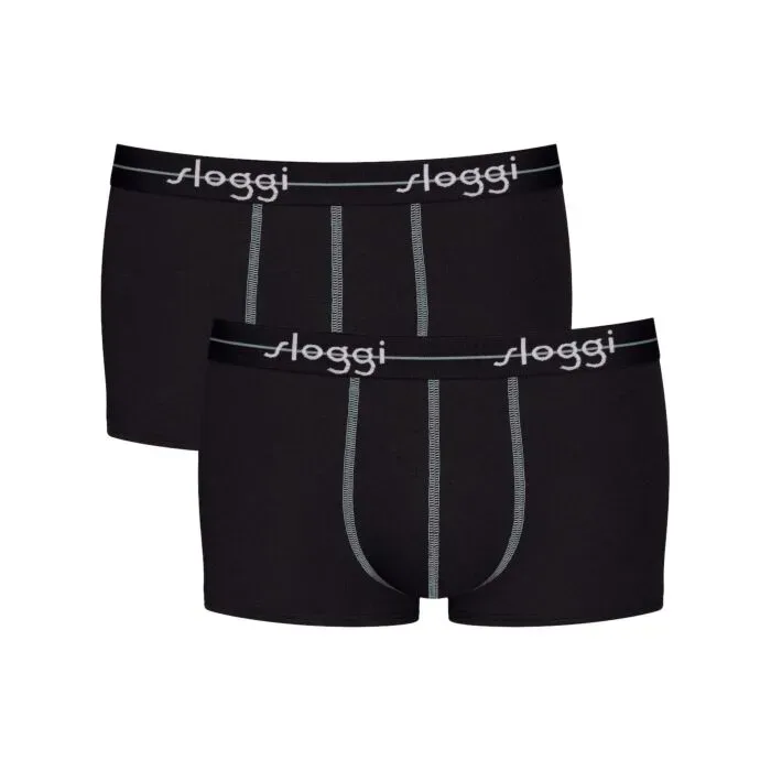 Sloggi - Boxershort  Figurbetont-Start Hipster C2P box, für Herren, Schwarz, Größe L