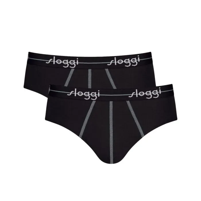 Sloggi - Slip  Figurbetont-Start midi C2P box, XL, Schwarz