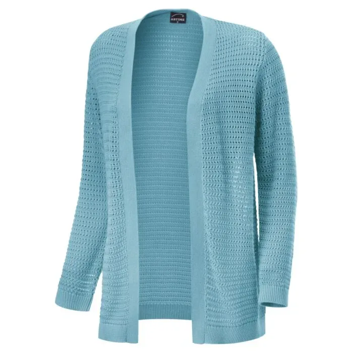 Damen-Strickjacke mit Ajourmuster von Artime