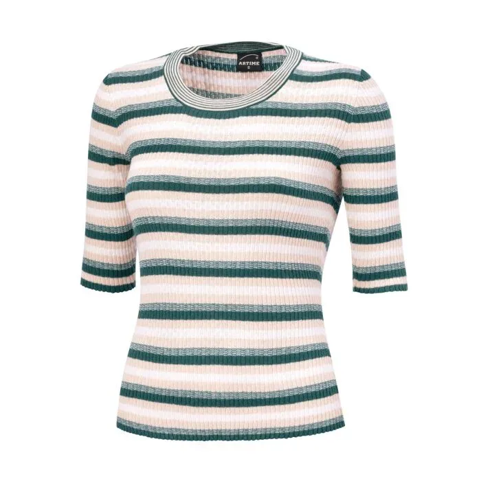 Trendiges Damen Strick T-Shirt