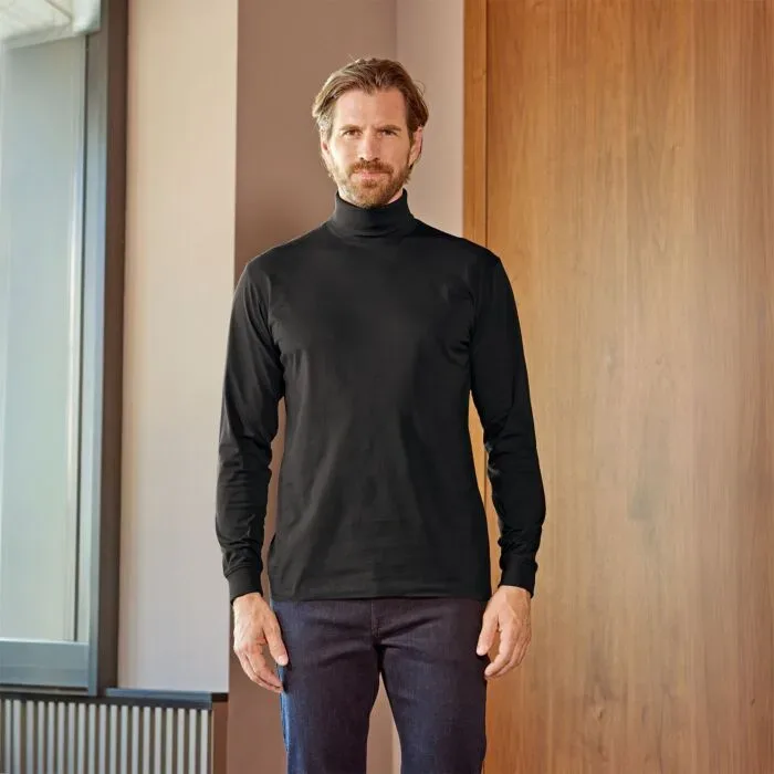 Basic Herren Rollkragen Shirt GOTS-zertifiziert