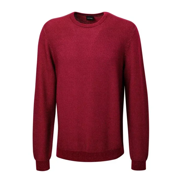 Herren Jacquard Pullover mit Struktur