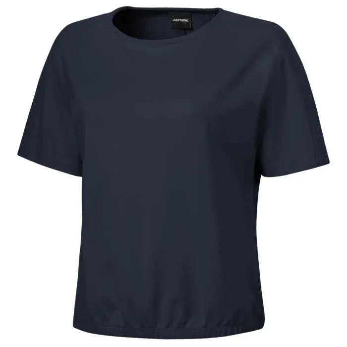 T-Shirt mit geripptem Ärmeldetail