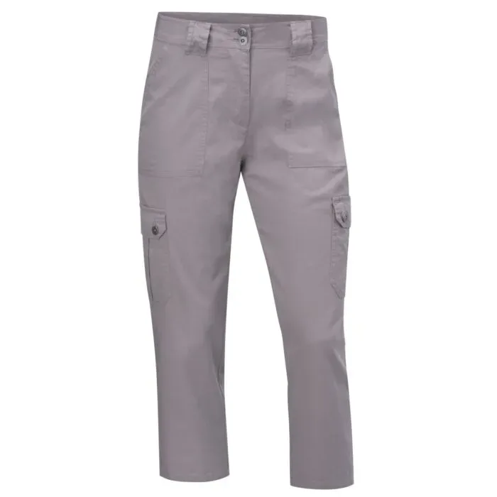 Damen 3/4 Cargohose mit Gurtschlaufen