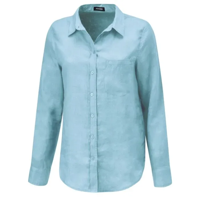 Uni Damen Bluse mit Hemdkragen