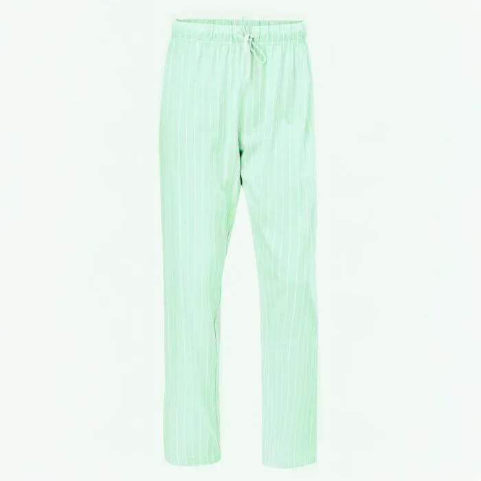 Gestreifte Pyjama Hose, gerade geschnitten