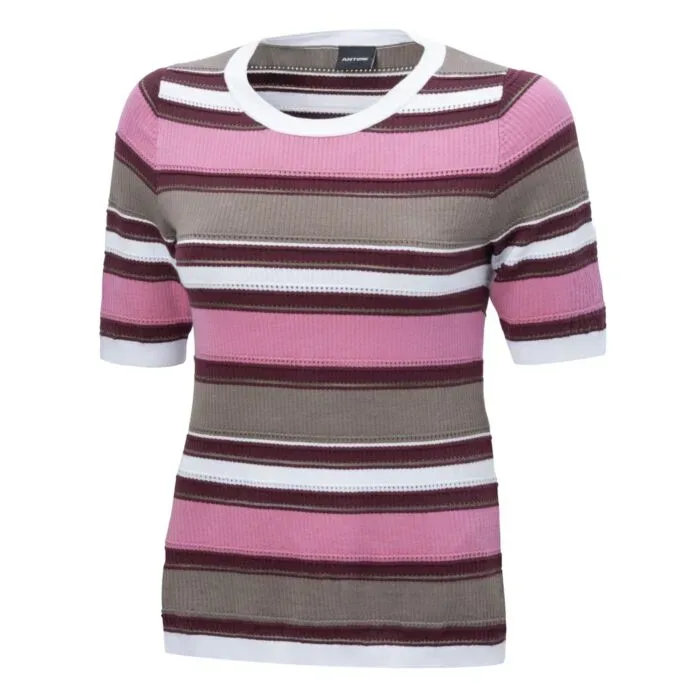 Gestricktes Shirt mit Lurexgarn