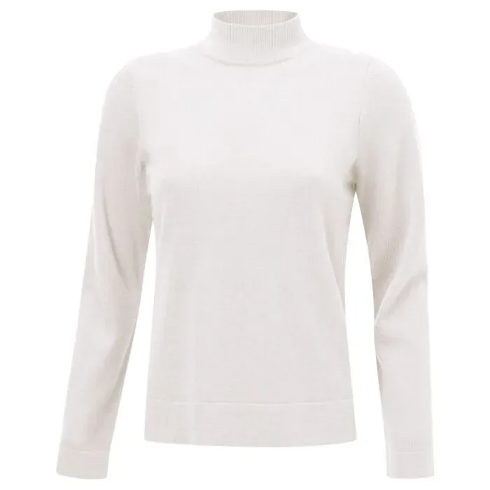 Feinstrick Pullover mit Stehkragen