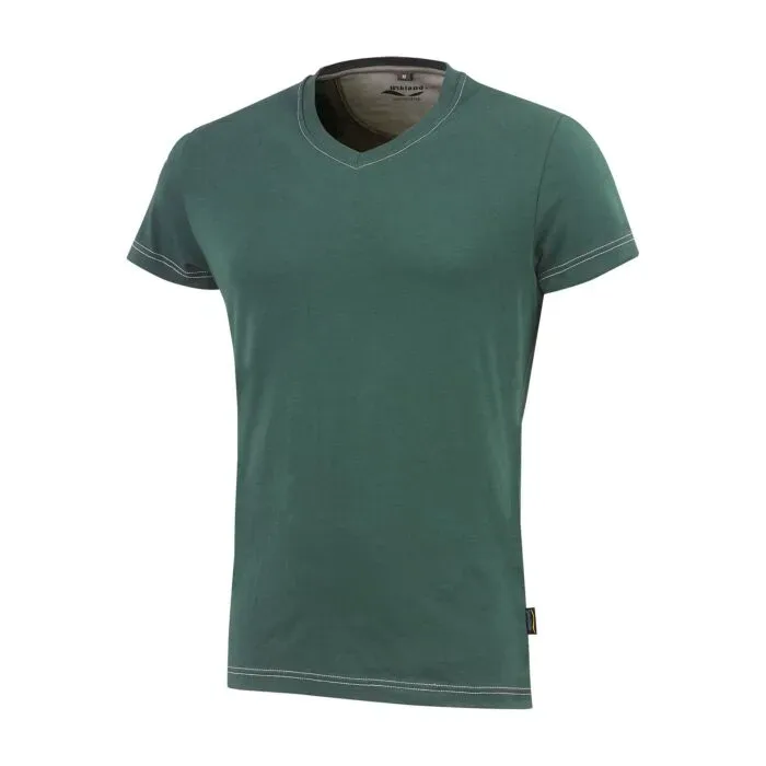 Wikland Damen T-Shirt mit V-Ausschnitt olive