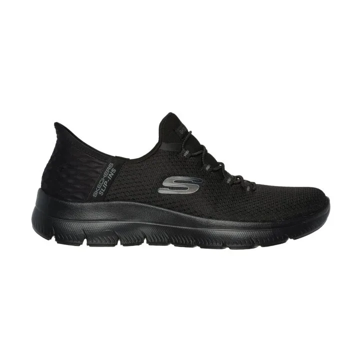 Skechers Slip INS Schlupfschuh für Damen schwarz
