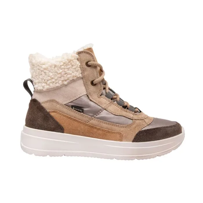 Legero Schnürstiefel für Damen aus Veloursleder