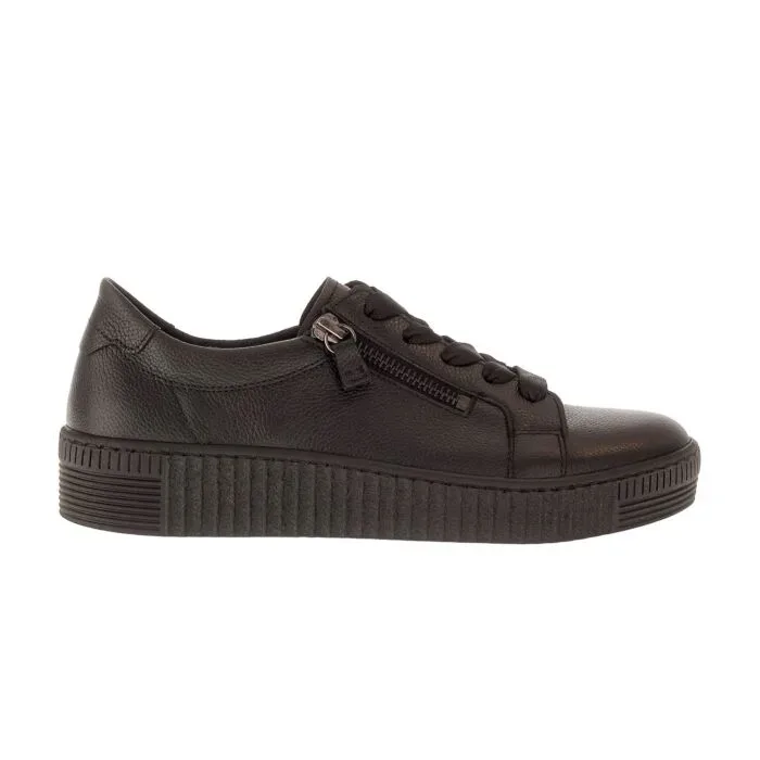 Gabor Sneaker aus Nappaleder schwarz
