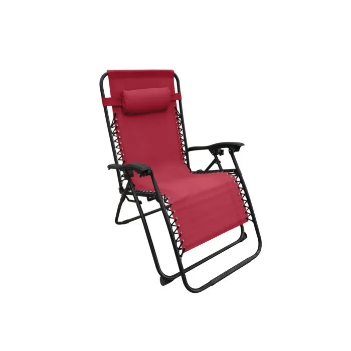 Sonnenliege Torro, Komfortbreite 74 cm rot