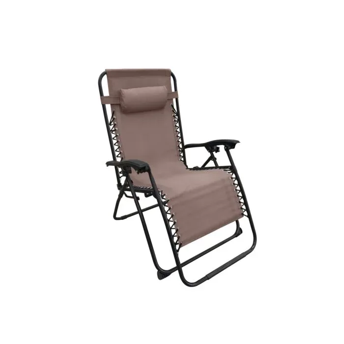 Sonnenliege Torro, Komfortbreite 74 cm braun-beige