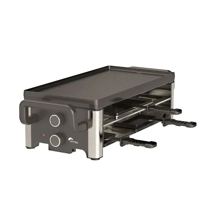 Ohmex Raclette Grill OHM-RCL-2946 – Raclette Ofen/Raclette Grill – schwarz