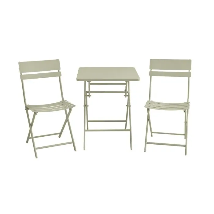 Bistro-Set faltbar reseda
