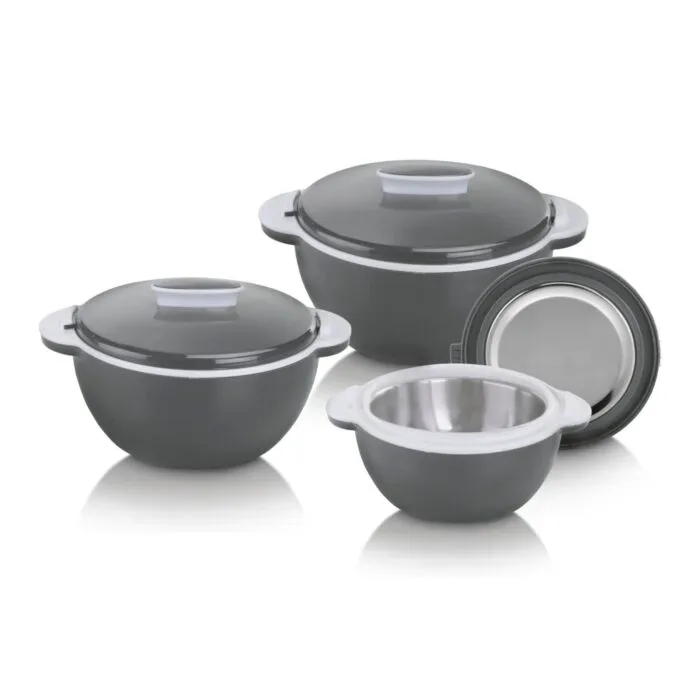 GOURMETmaxx Thermo-Schüssel Set 3-teilig