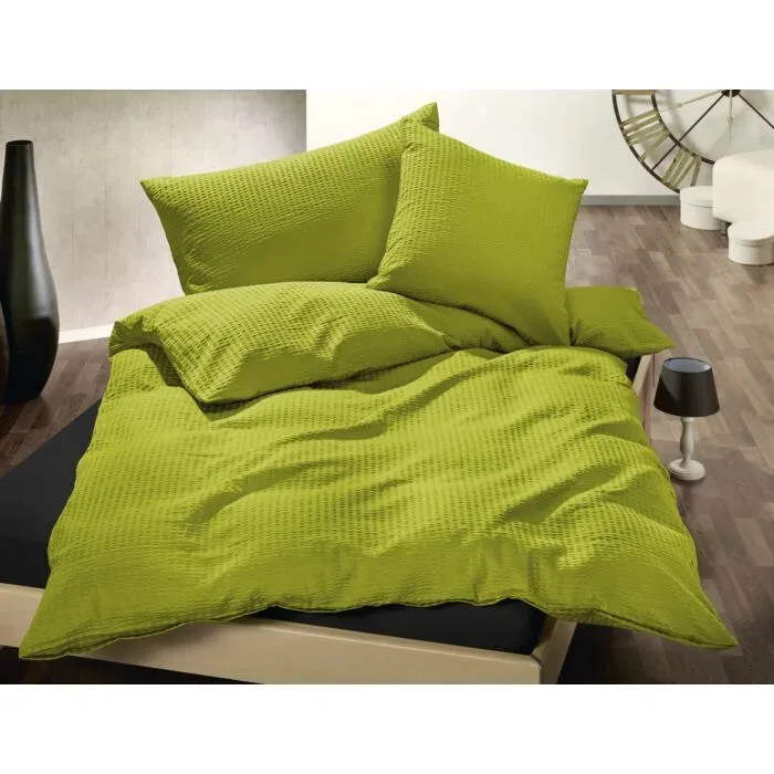 Home Fashion Kopfkissenbezug grün 65x65 cm