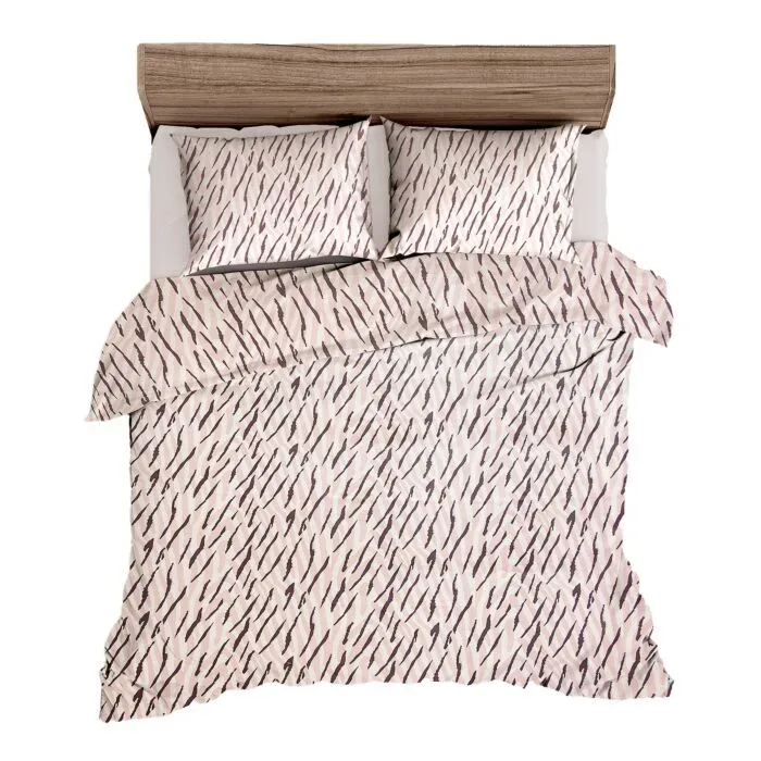 Bettwäsche mit modernem Zebradesign – 160x210 cm