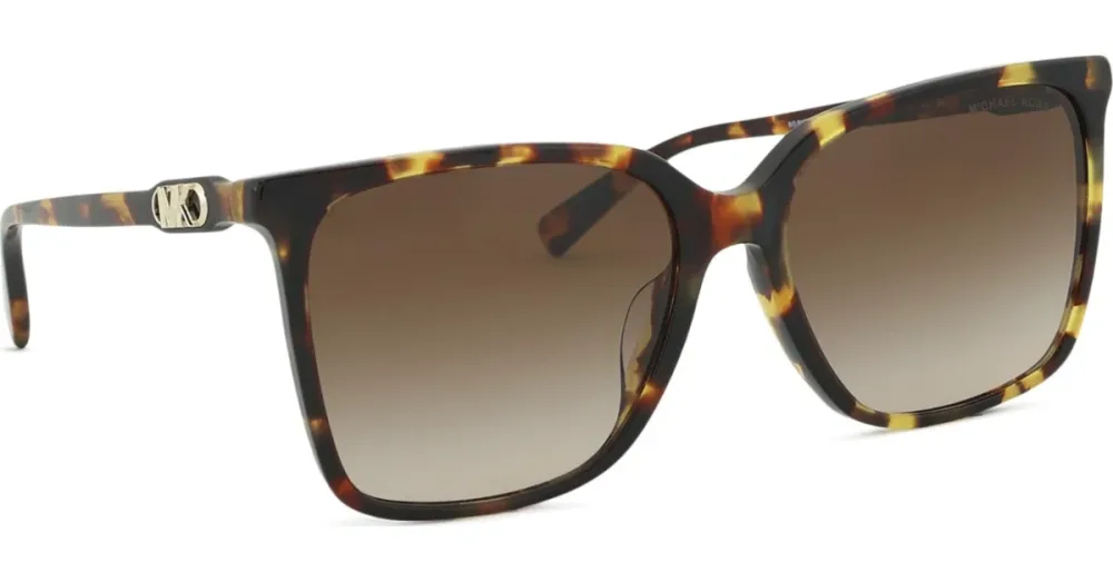 Luxottica Fashion Brillen Vertriebs GmbH Michael Kors MK2197U Damen-Sonnenbrille Vollrand Quadratisch Acetat-Gestell, Braun