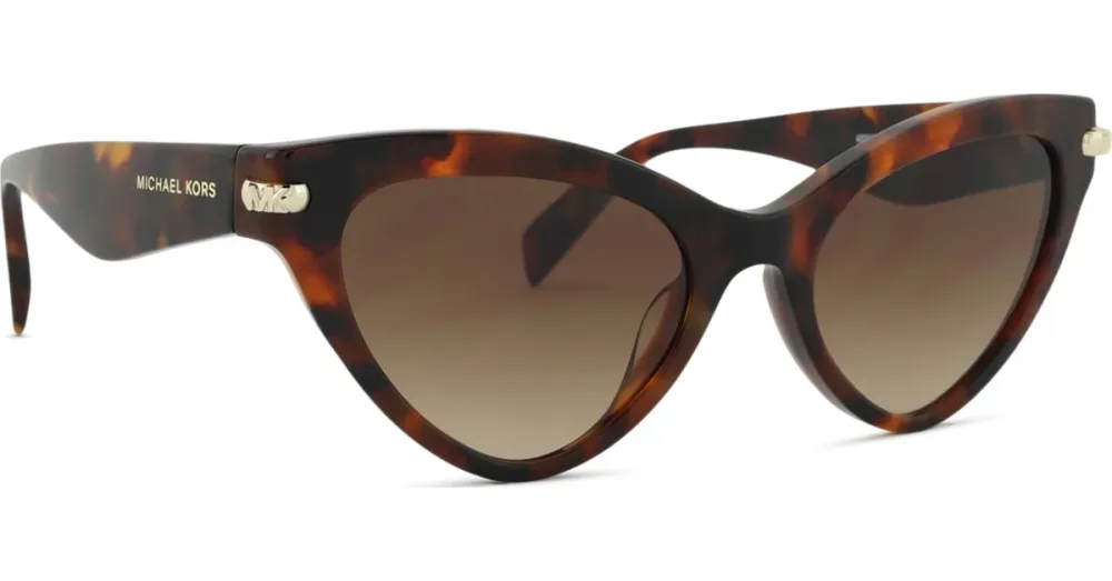 Luxottica Fashion Brillen Vertriebs GmbH Michael Kors 0MK2259U ROANOKE Damen-Sonnenbrille Vollrand Cat Eye Acetat-Gestell, Havanna