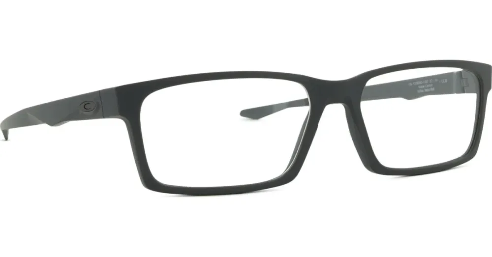 Luxottica Fashion Brillen Vertriebs GmbH Oakley OX8060 Herren-Brille inkl. Gläser Vollrand Quadratisch Kunststoff-Gestell 57/16/138, Grau