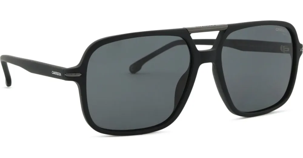 Safilo SpA Carrera CARRERA 350/S Herren-Sonnenbrille Vollrand Eckig Acetat-Gestell, Schwarz