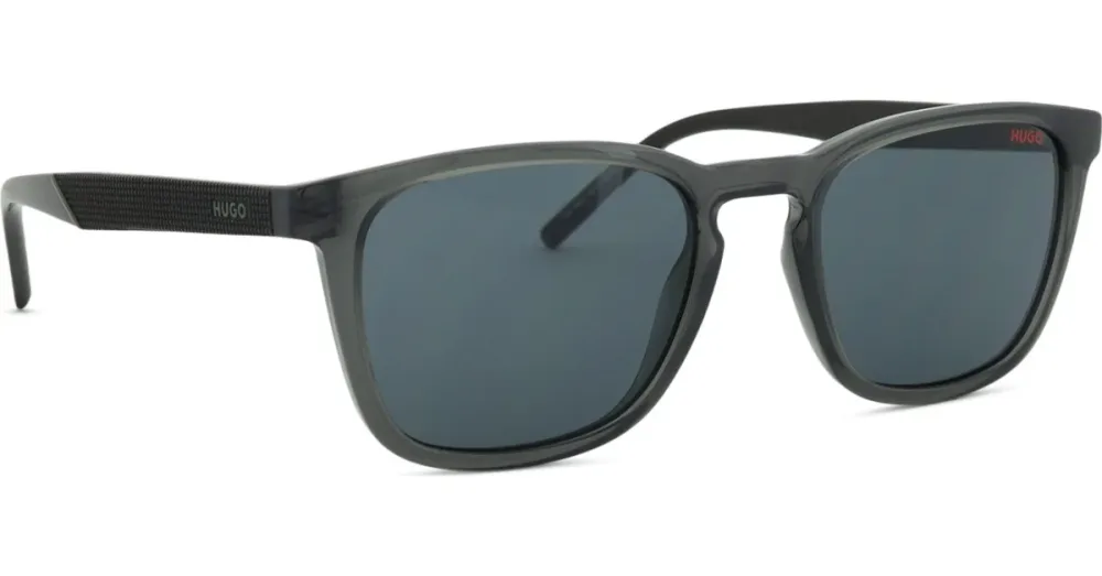 Safilo SpA Hugo HG 1306/S Herren-Sonnenbrille Vollrand Quadratisch Kunststoff-Gestell, Grau