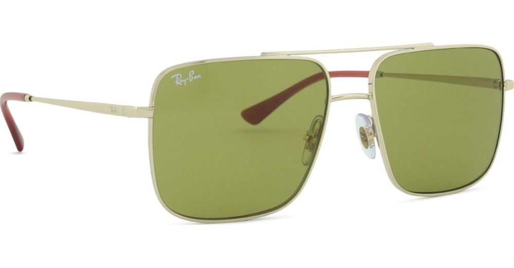 Ray-Ban Ari Bio-based Rb3758 gold / grün M | Sonnenbrillen
