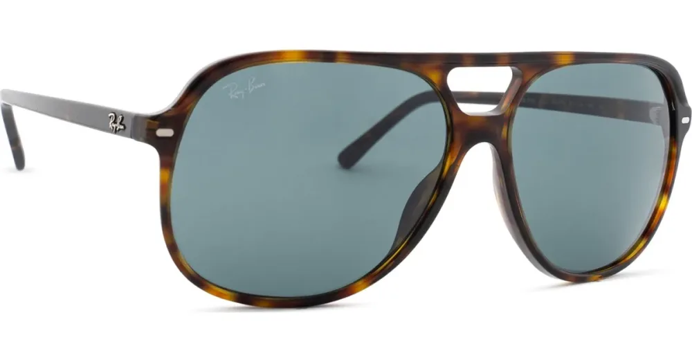 Luxottica Fashion Brillen Vertriebs GmbH Ray-Ban RB 2198 BILL Unisex-Sonnenbrille Vollrand Quadratisch Acetat-Gestell, Havanna