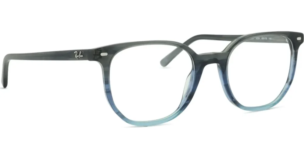 Luxottica Fashion Brillen Vertriebs GmbH Ray-Ban RX5397 Unisex-Brille inkl. Gläser Vollrand Geometrisch Acetat-Gestell 48/19/140, Grau
