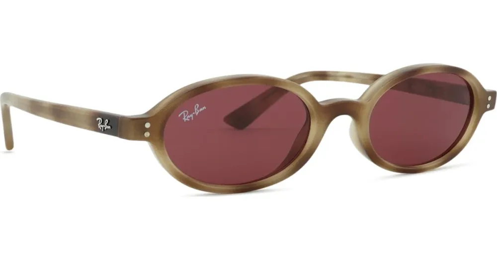Luxottica Fashion Brillen Vertriebs GmbH Ray-Ban RB4472 Unisex-Sonnenbrille Vollrand Oval Kunststoff-Gestell, Beige
