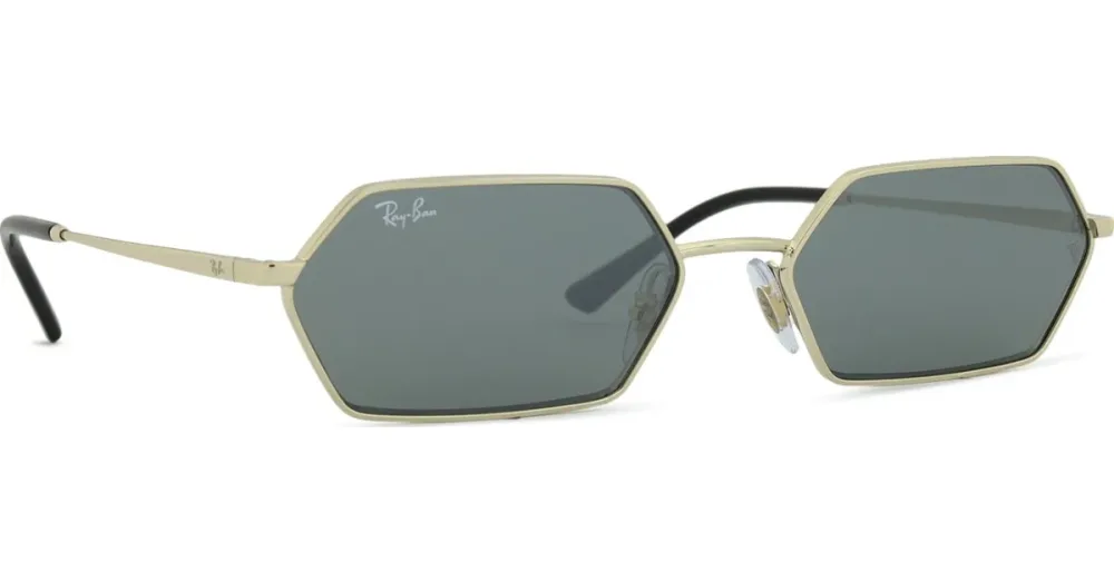 Ray-Ban Yevi Dunkelgrau auf Gold L | Sonnenbrillen
