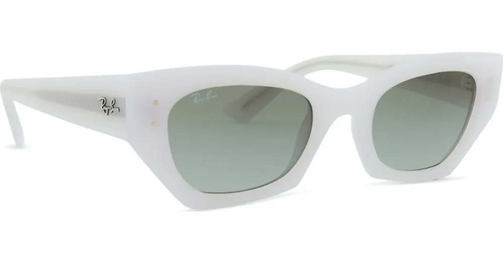 Ray-Ban Zena Grau auf Schneeweiß S | Sonnenbrillen