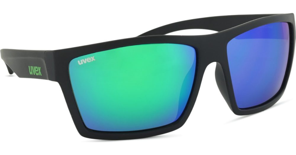 Uvex LGL 29 Black Mat/Mirror Green S5309472215