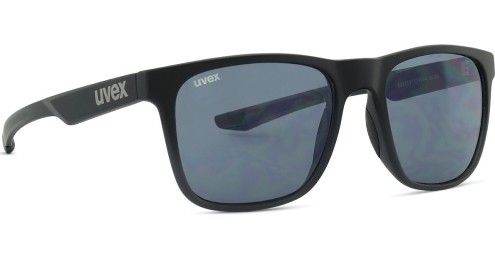 Uvex LGL 42 Sonnenbrille - Black Transparent Mirror Silver