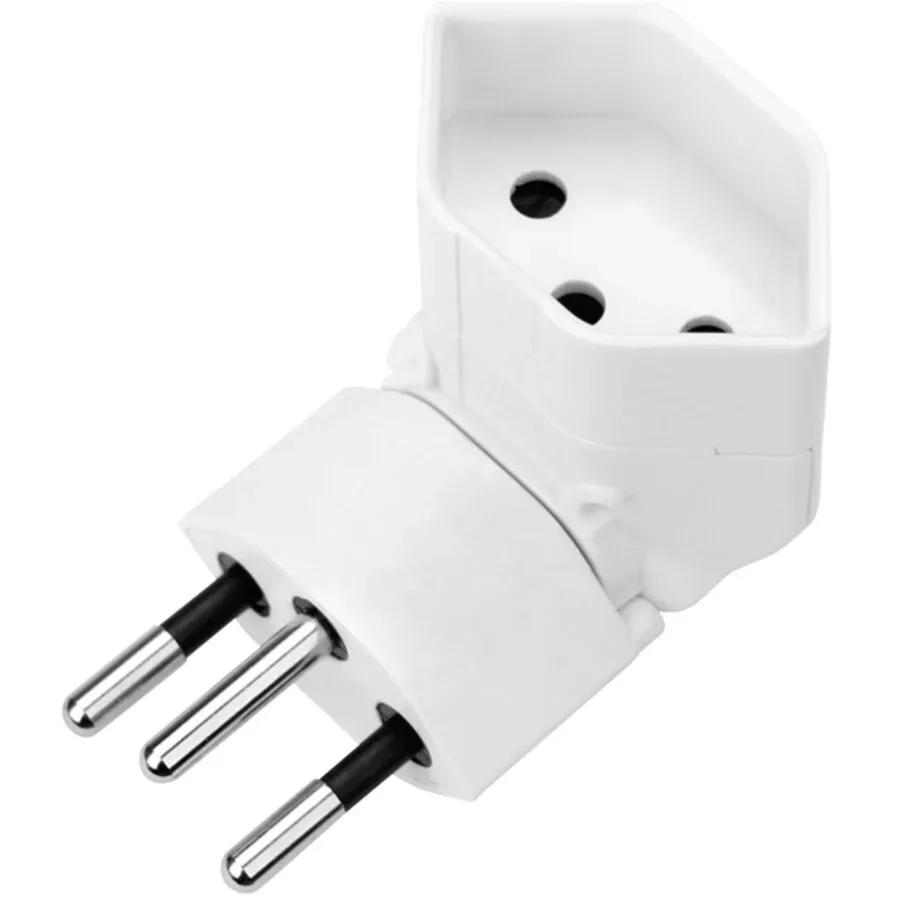STEFFEN Dreh-Winkeladapter 149712 weiss 1 Stecker