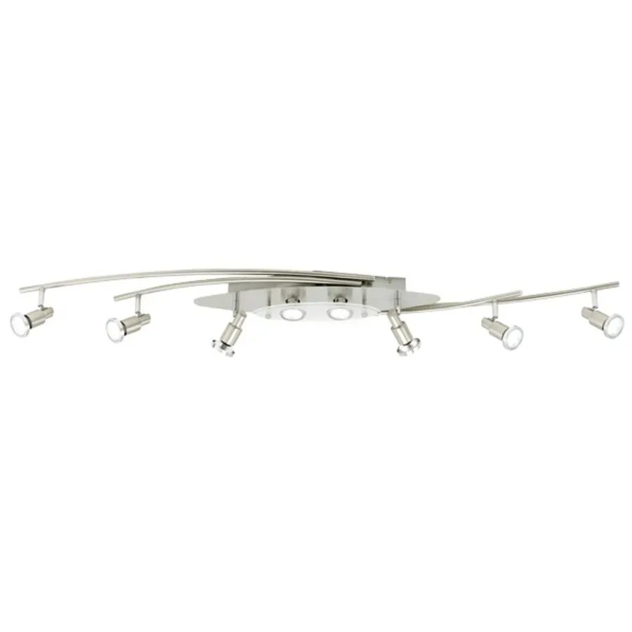 System Pleno Silber Kunststoff/Metall 126.5 cm 12.5 cm - LED - Lichtfarbe: Warmweiss - Material: Metall/Kunststoff - System- LED Energiesparlampe