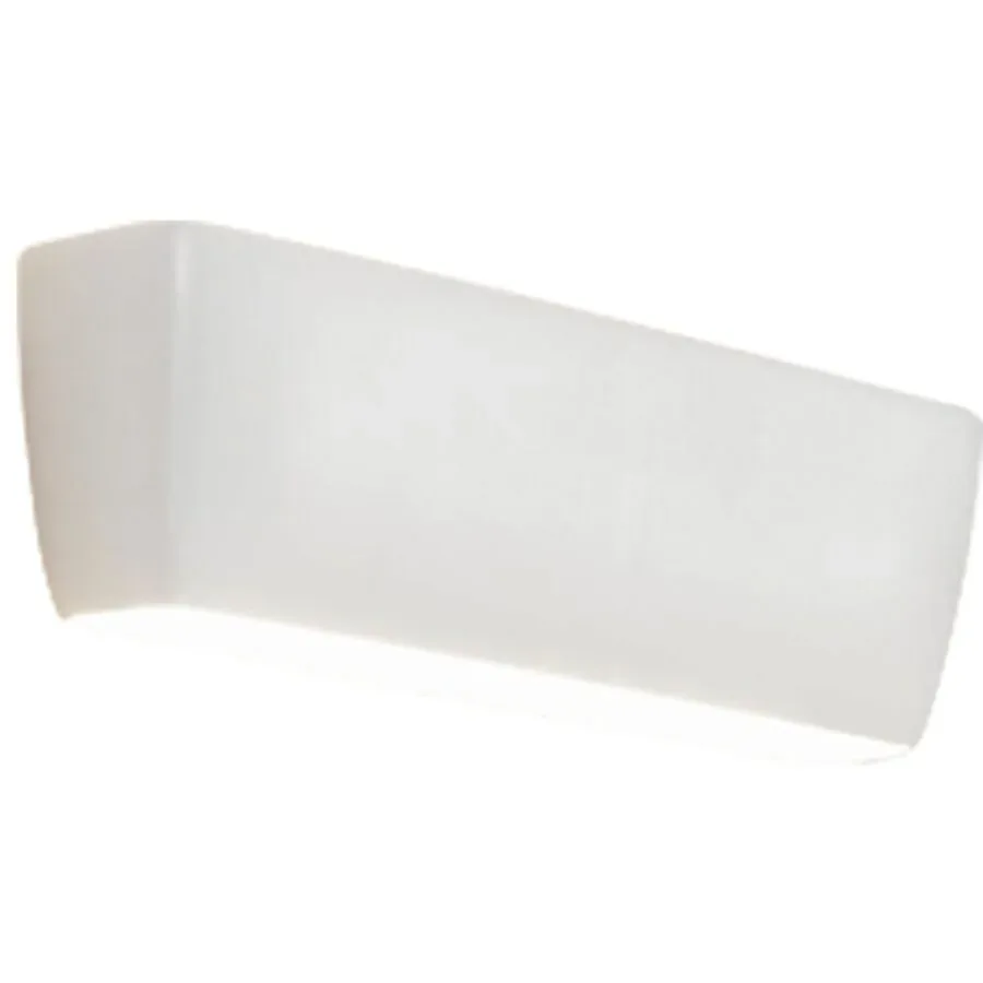 Nemo Wandlampe Flaca Aluminium weiss - LED - Lichtfarbe: Warmweiss - Wandlampe- LED Energiesparlampe