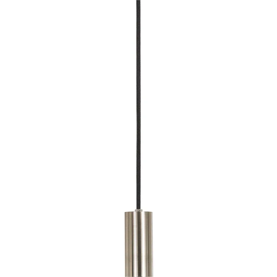 Pendellampe Industrial Silber/Schwarz Kunststoff/Metall 4 cm 300 cm - Material: Metall/Kunststoff - Pendellampe