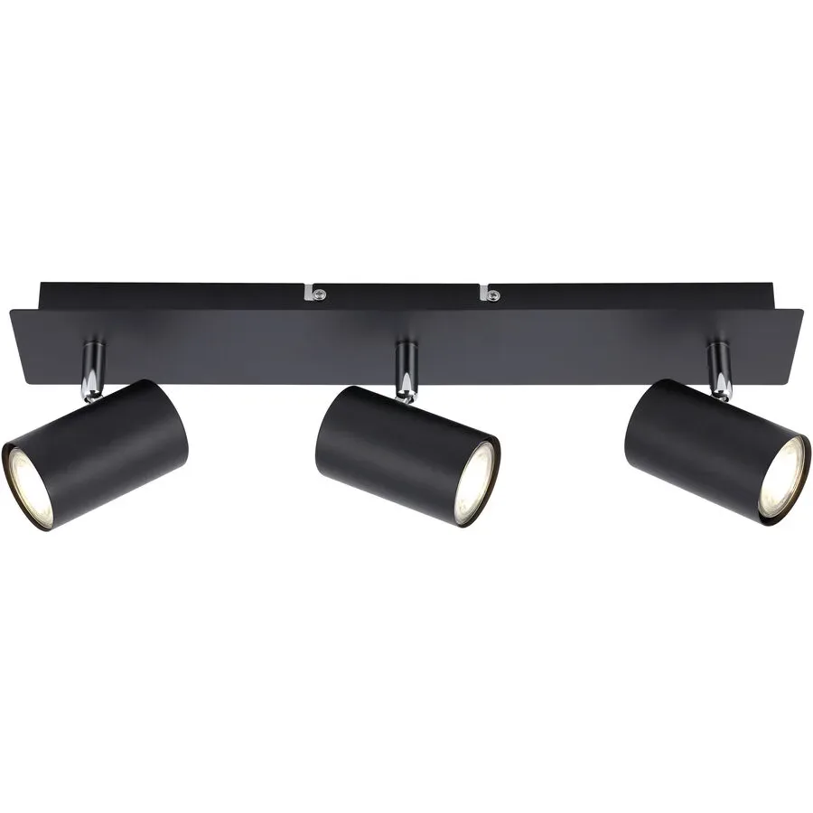 Spot Basiano Schwarz Metall 45 cm 12 cm - Spot