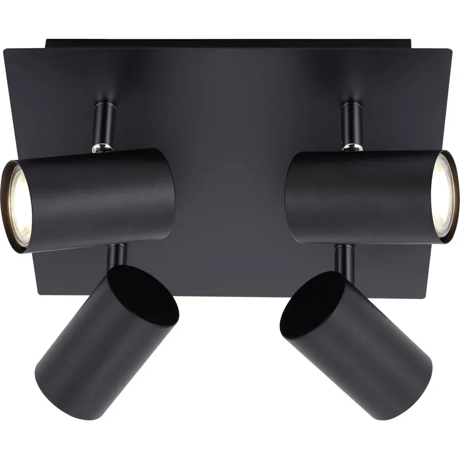 Spot Basiano Schwarz Metall 27 cm 12 cm - Spot