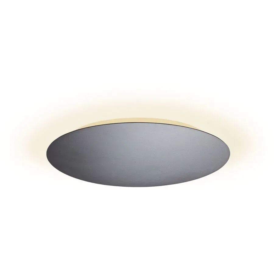 Escale Deckenlampe Blade Grau Aluminium 59 cm 4 cm - Farbe: anthrazit - LED - Lichtfarbe: Extra warmweiss - Deckenlampe- LED Energiesparlampe