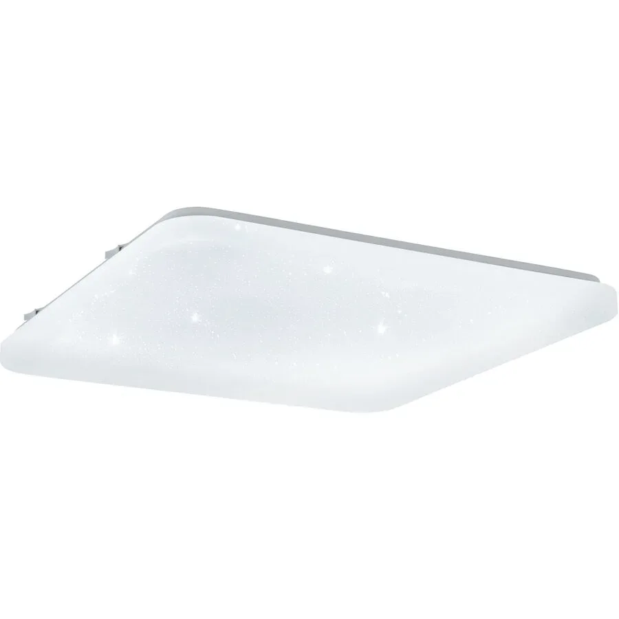 Eglo Deckenlampe Frania-S Transparent Stahl/Kunststoff 43 cm 7 cm - Farbe: glas - LED - Lichtfarbe: Warmweiss - Material: Kunststoff/Stahl -
