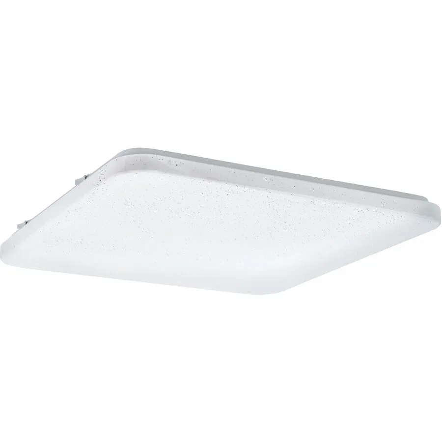 Eglo Deckenlampe Frania-S Transparent Stahl/Kunststoff 53 cm 7 cm - Farbe: glas - LED - Lichtfarbe: Warmweiss - Material: Kunststoff/Stahl -