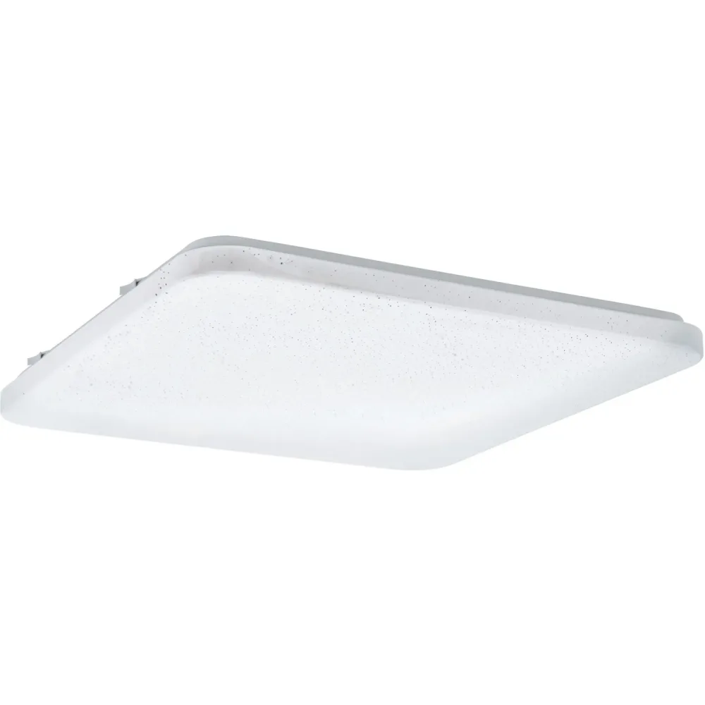 Eglo Deckenlampe Frania-S Transparent Stahl/Kunststoff 53 cm 7 cm - Farbe: glas - LED - Lichtfarbe: Warmweiss - Material: Kunststoff/Stahl -