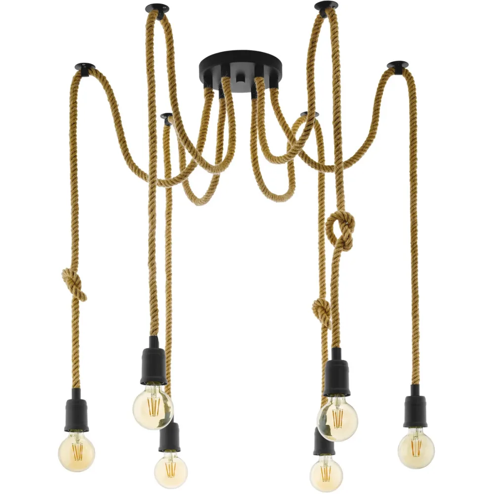 Eglo Pendellampe Rampside Schwarz Stahl 159 cm - Pendellampe
