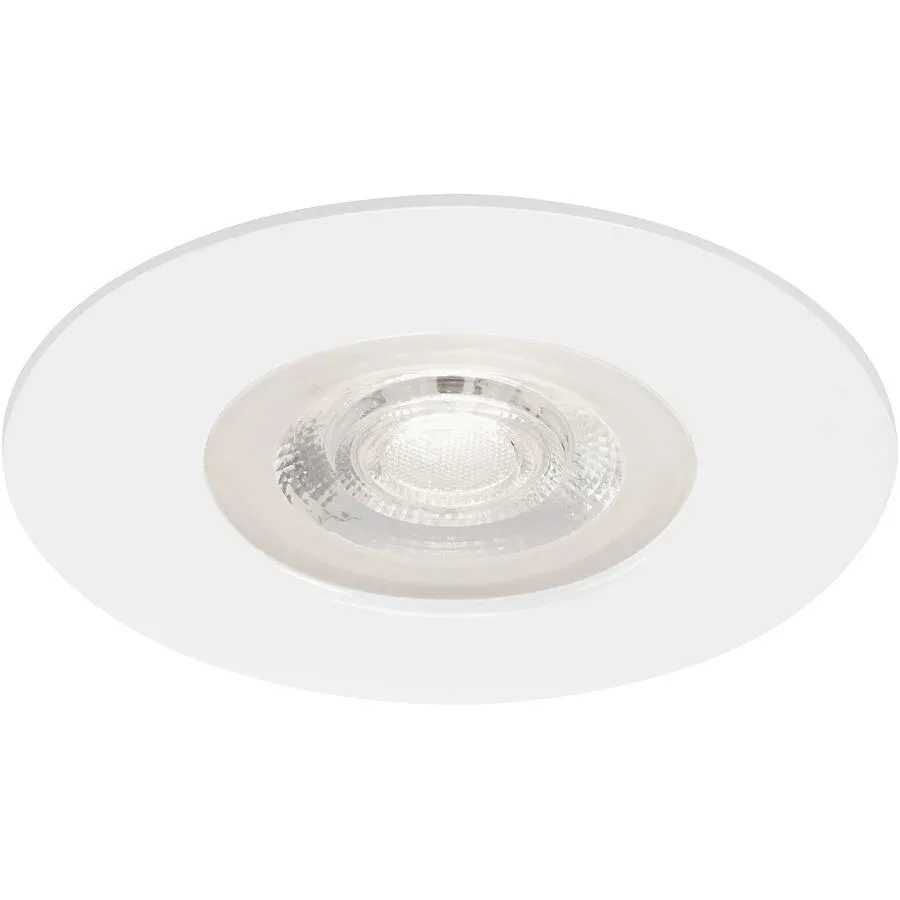 Einbaustrahler Marano Weiss Kunststoff - LED - Lichtfarbe: Warmweiss - Einbaustrahler- LED Energiesparlampe
